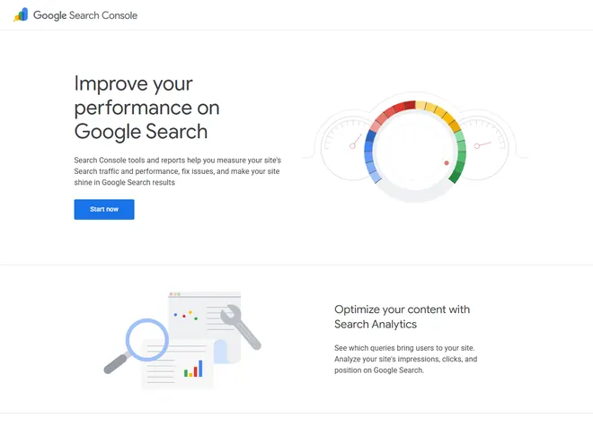 Screenshot of search.google.com