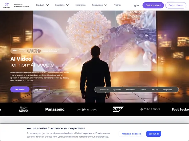 Screenshot of www.powtoon.com